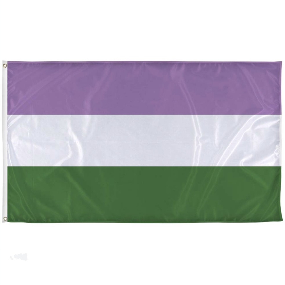 Genderqueer Pride Flag, Full Size With Eyelet